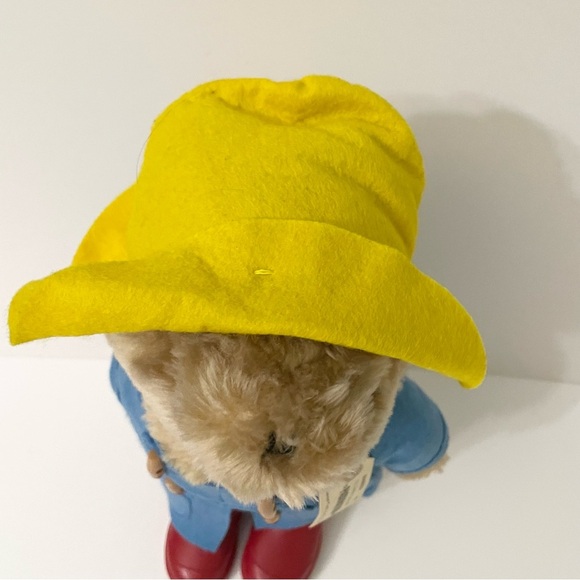 Vtg Paddington Bear 1981 Blue Coat Yellow Hat Darkest Peru Eden Toys - Picture 4 of 16